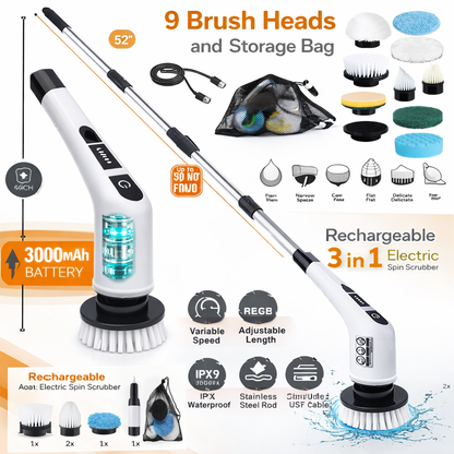 TurboClean 360™ – Limpieza sin esfuerzo